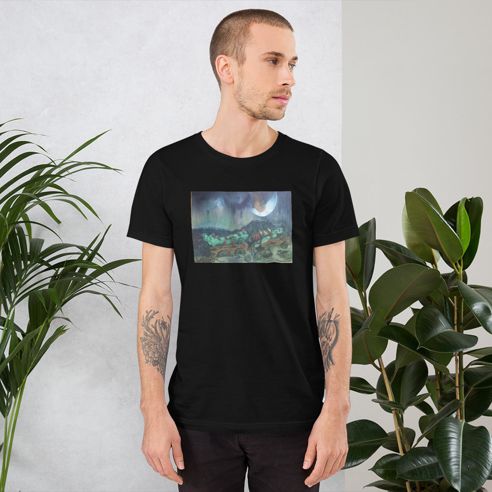 SMG Fall Collection - Pit and the Pendulum T-Shirt with original artwork by Artist, Russell Taylor.