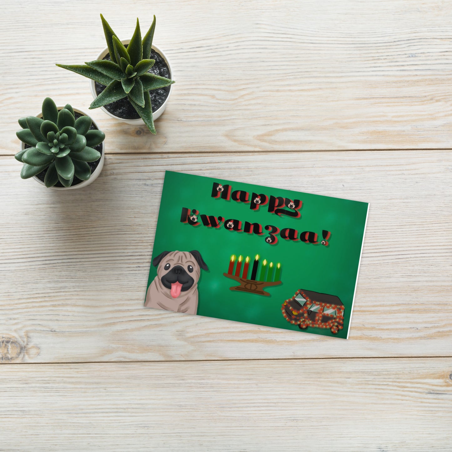 Spike's Kwanzaa Collection - Happy Kwanzaa Greeting Card