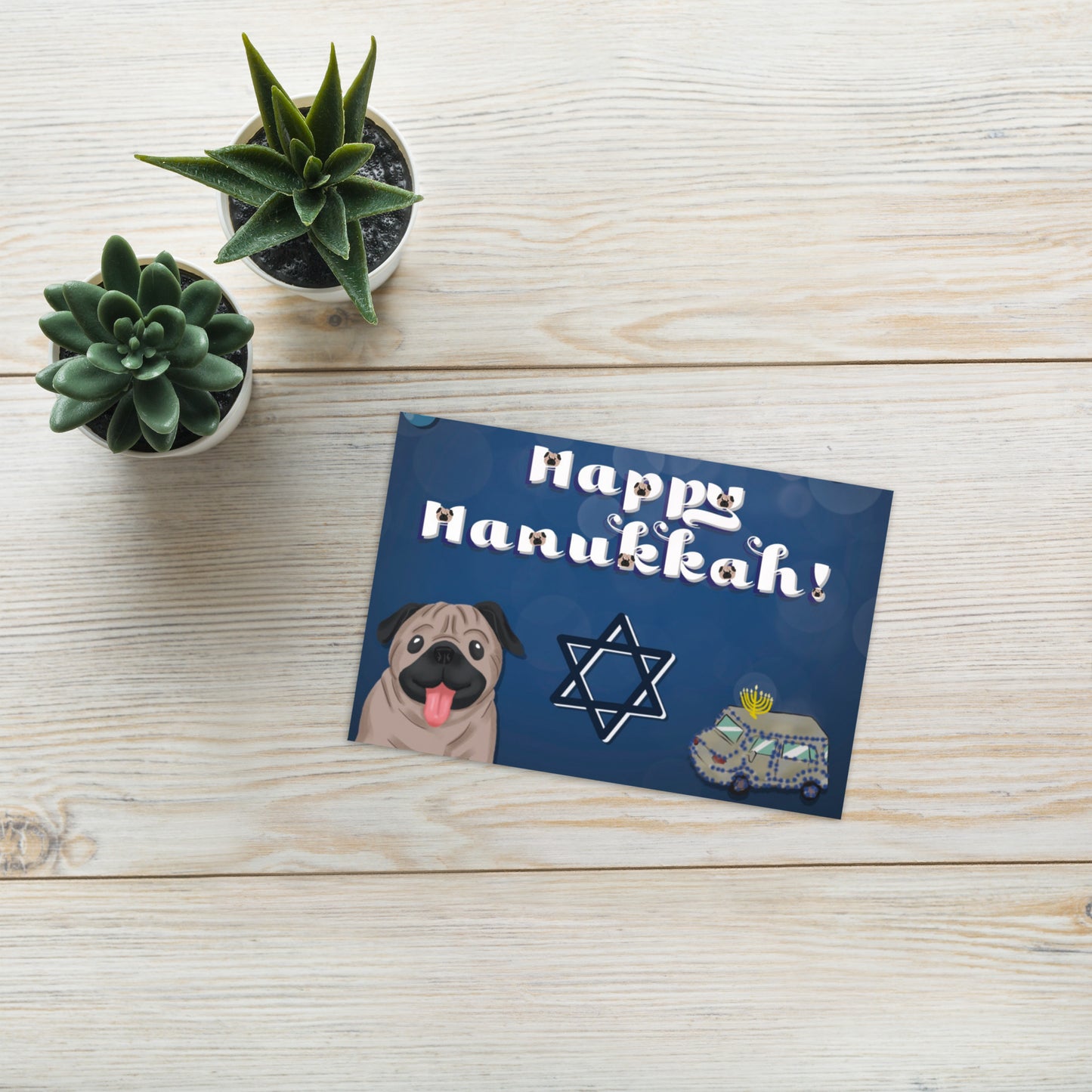 From Spike's Hanukkah Collection - Greeting Card