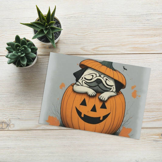 SMG Fall Collection - Pugkin Greeting Card