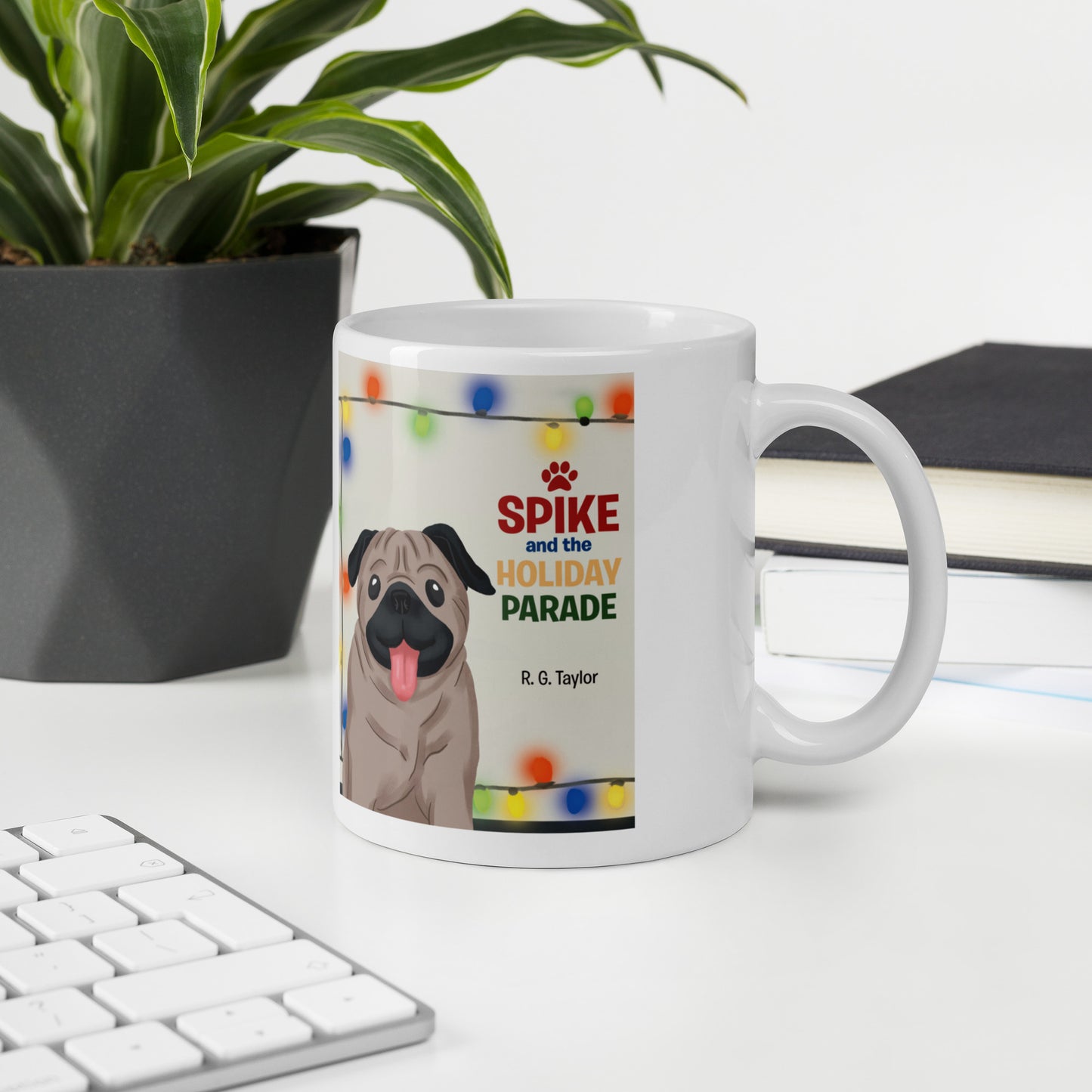 Spike's Holiday Collection - White Glossy Mug